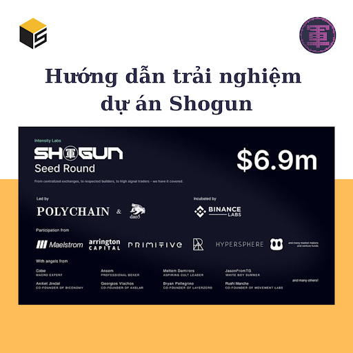 Hướng dẫn airdrop dự án Shogun