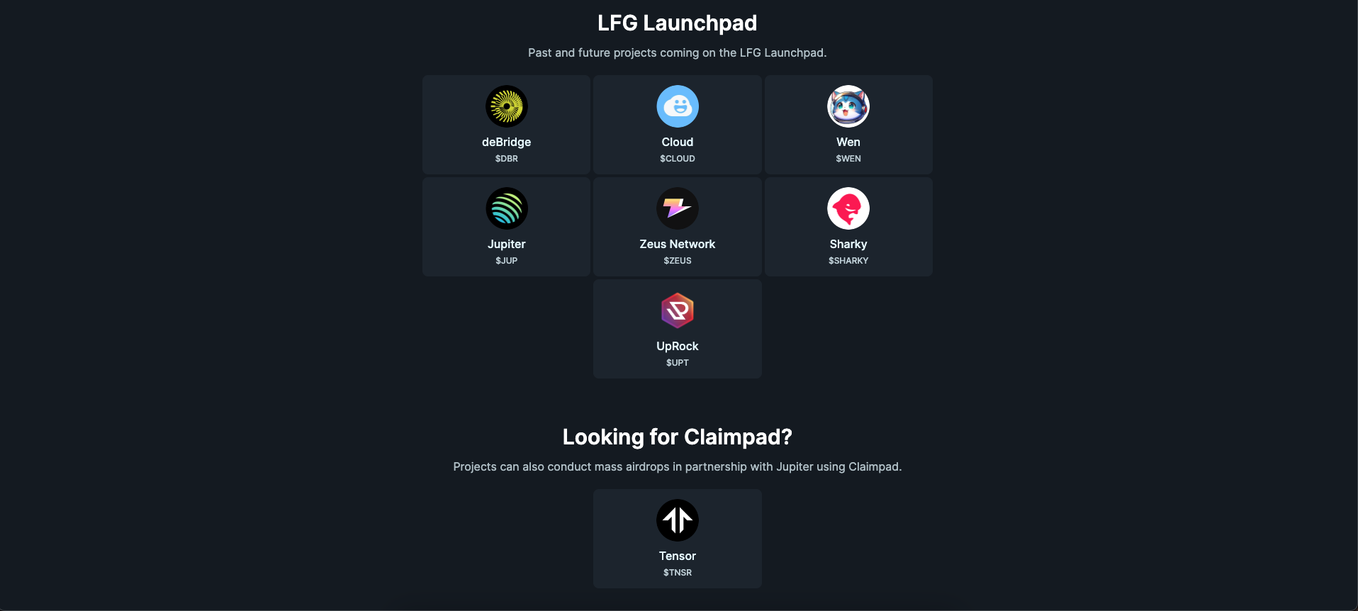Giao diện Launchpad