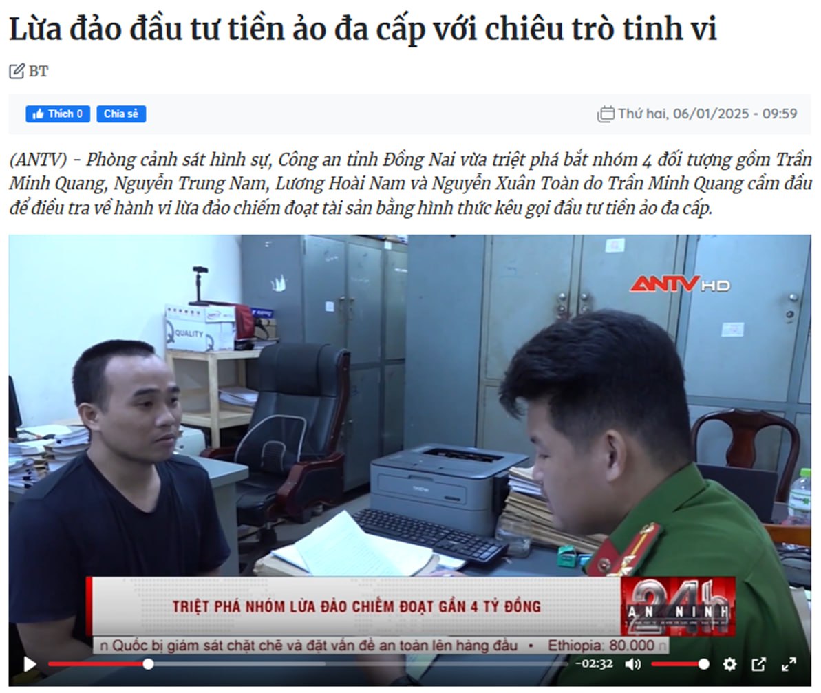 Sập bẫy lừa đảo khi tin vào đầu tư tiền ảo lãi suất khủng