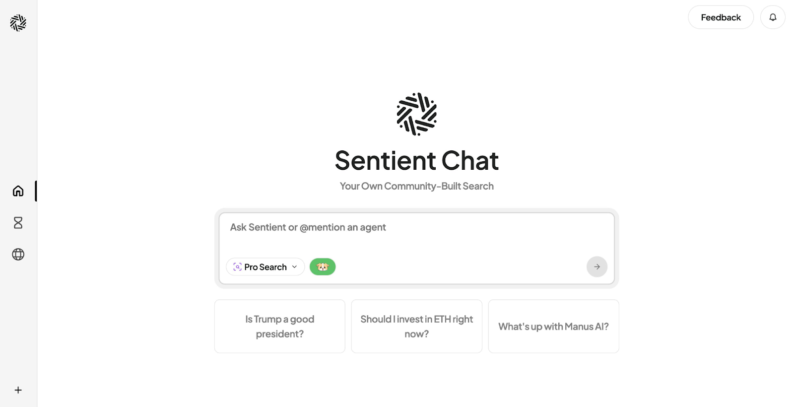 Chat bot của Sentient