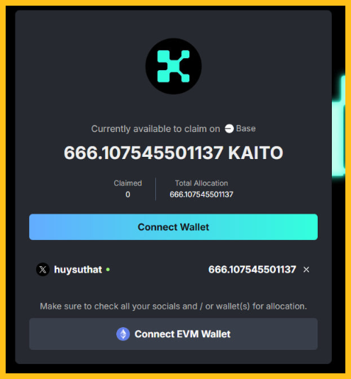 Kaito Airdrop cho tài khoản đăng bài trên X - TOP kèo airdrop 2025 miễn phí và tiềm năng cho người mới