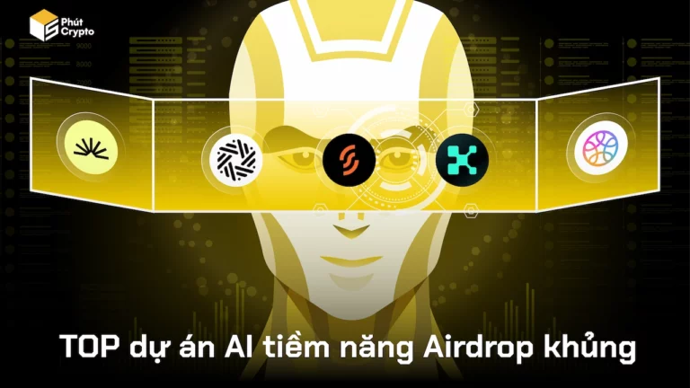 Top du an AI tiem nang airdrop khung