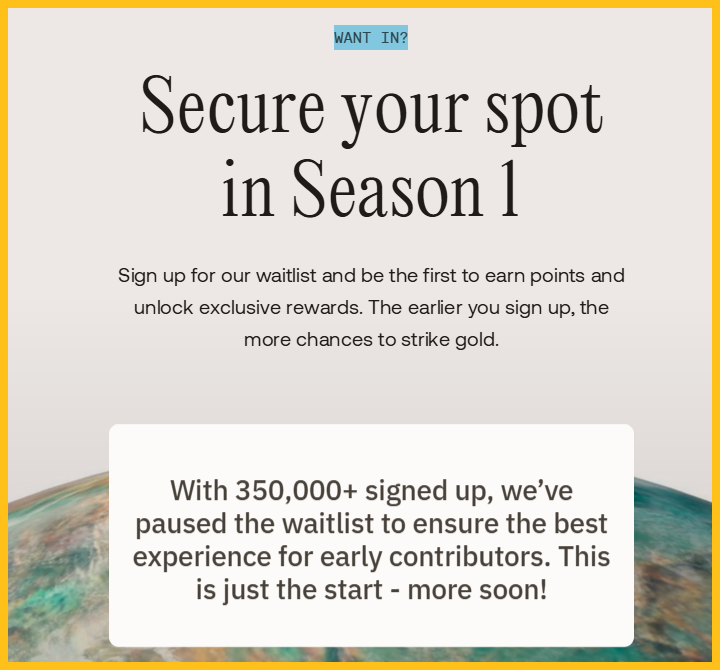Đăng ký waitlist cho Oro Season 1